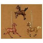 Prancing Horse Christmas Ornaments