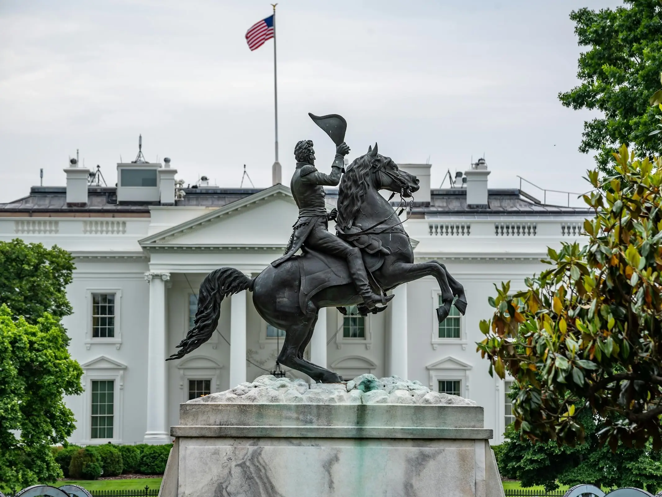 Equestrian statue of Andrew Jackson in Washington DC