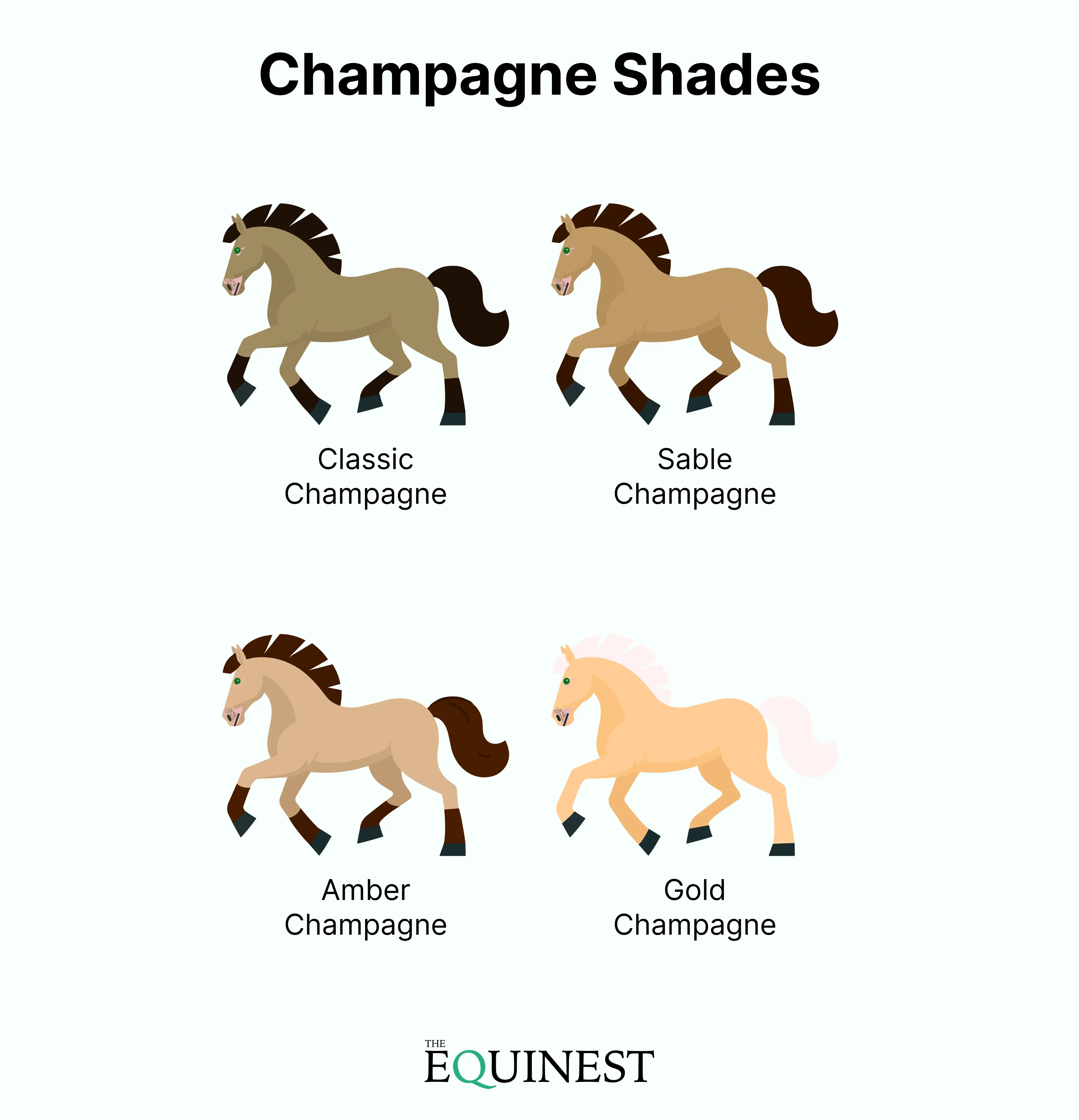 Champagne color cheat sheet