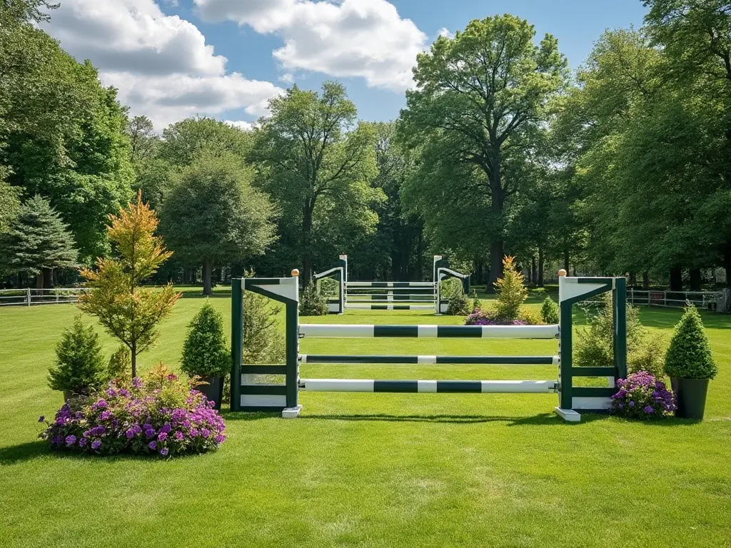 horse jumping course