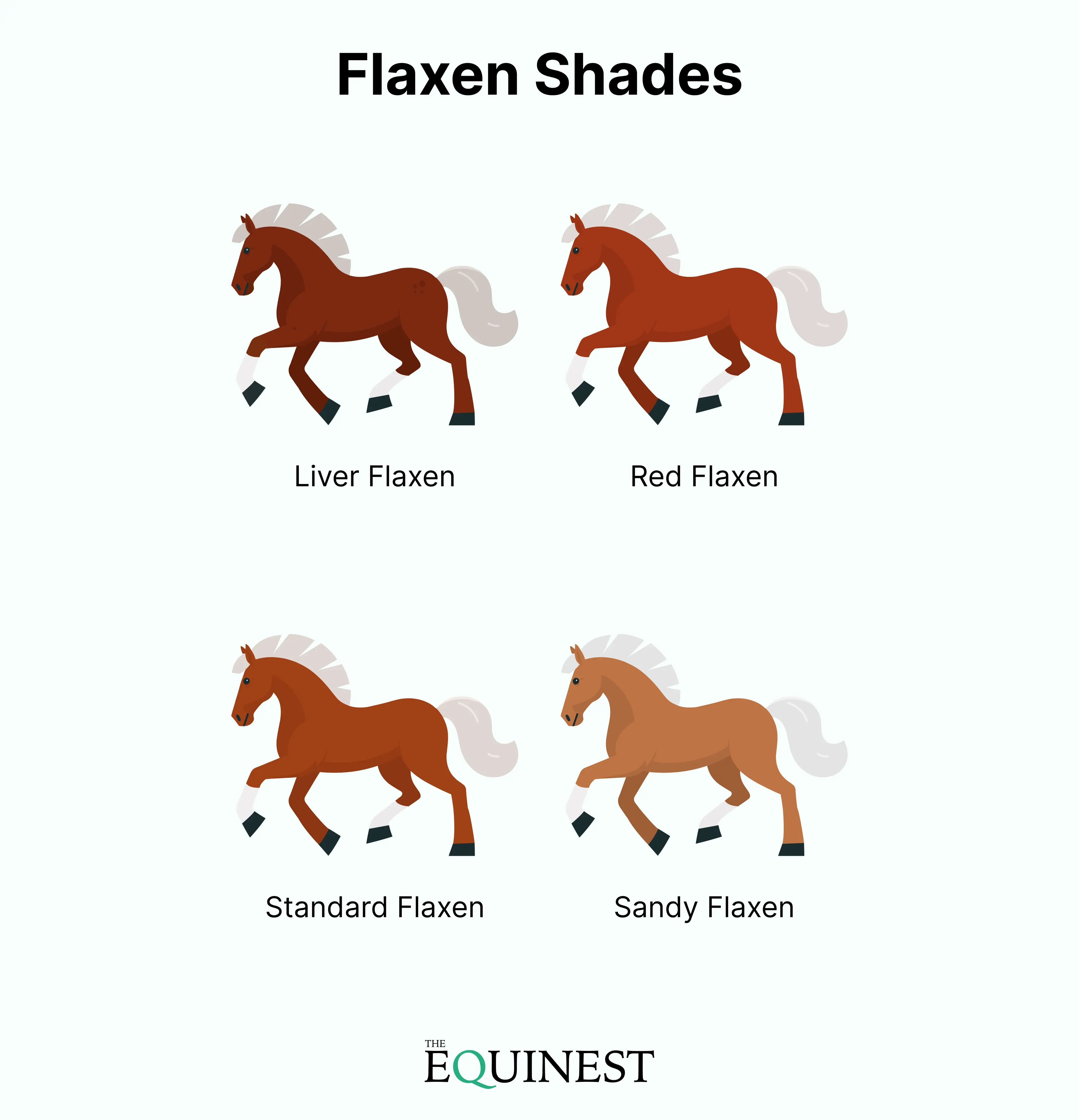 Flaxen color cheat sheet