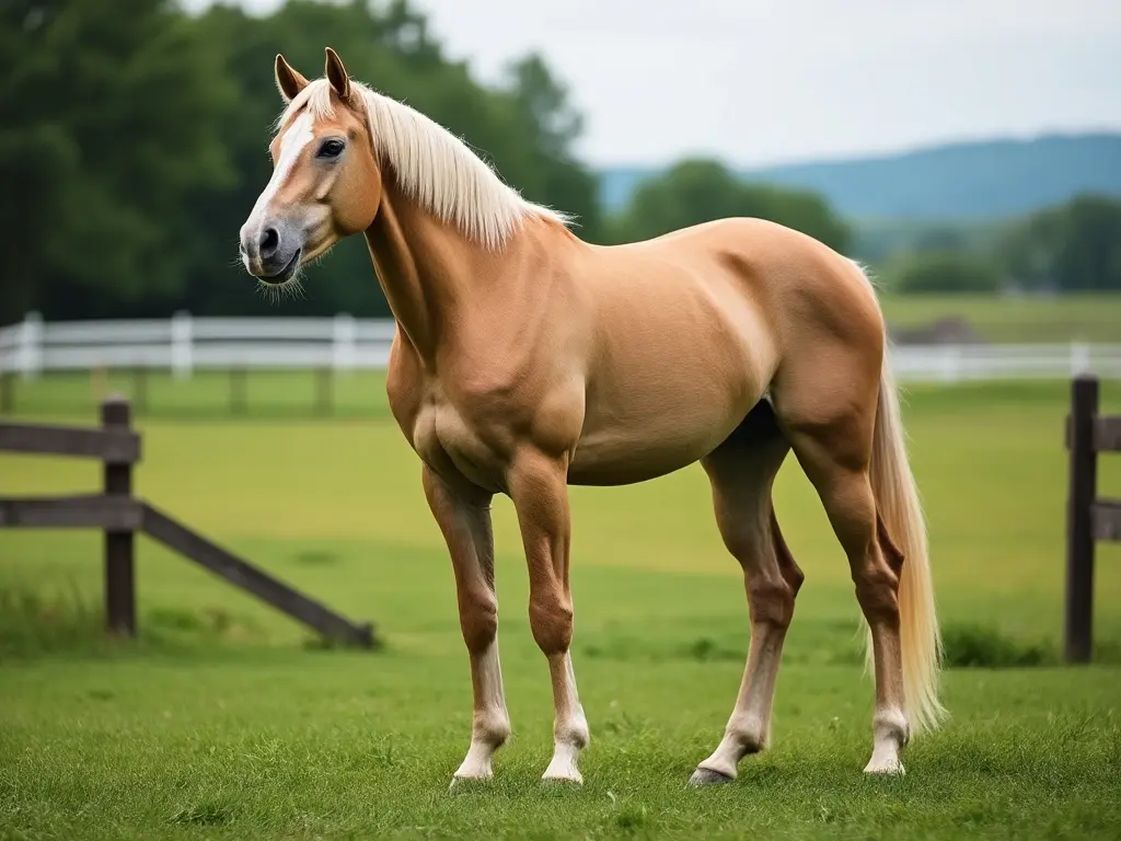 Golden American Saddlebred