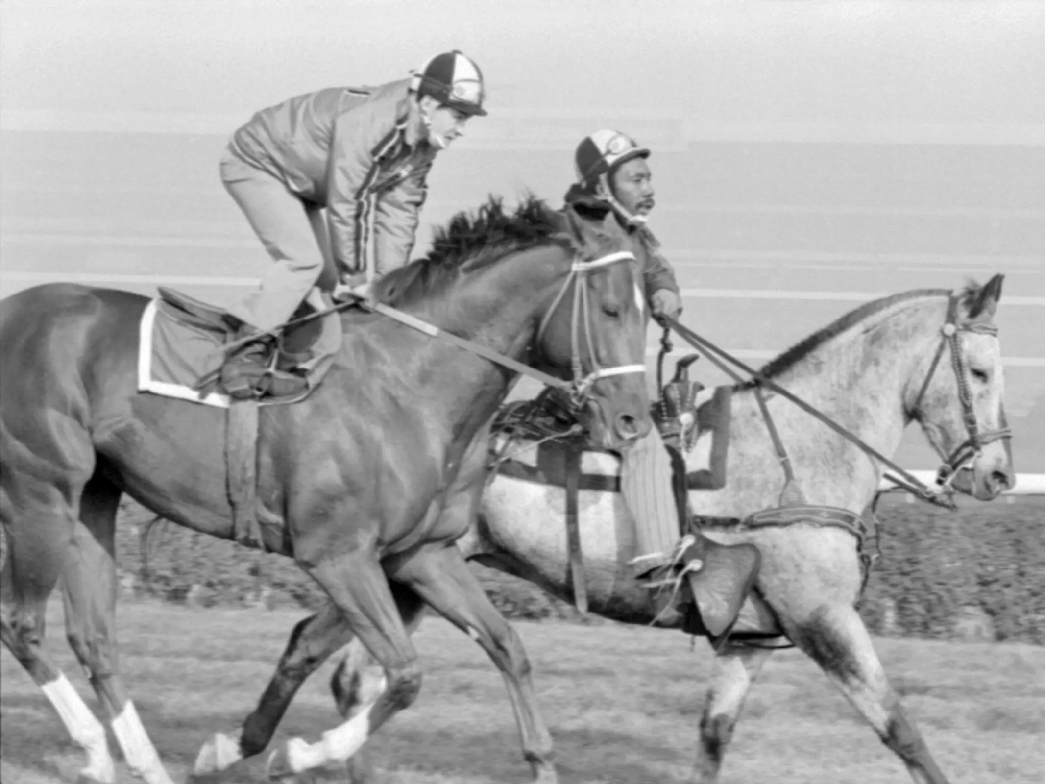 Secretariat on a track