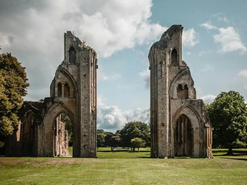 Abby ruins in Somerset, UK