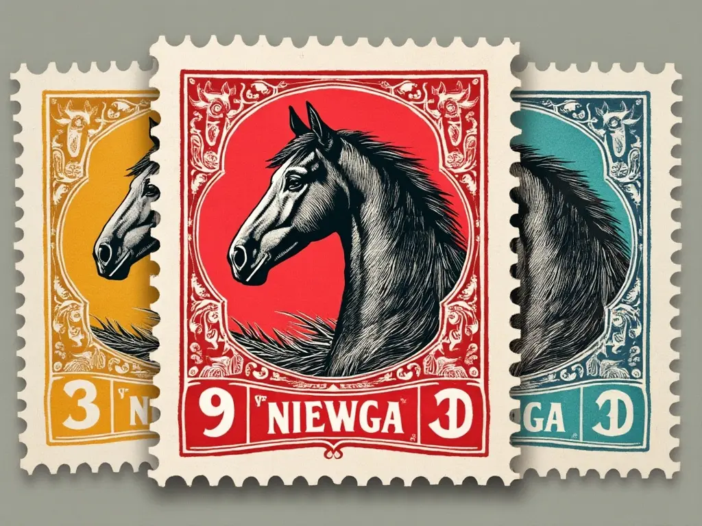 Horse stamps