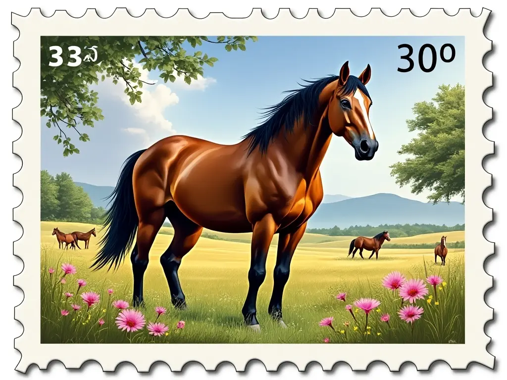 Horse stamps