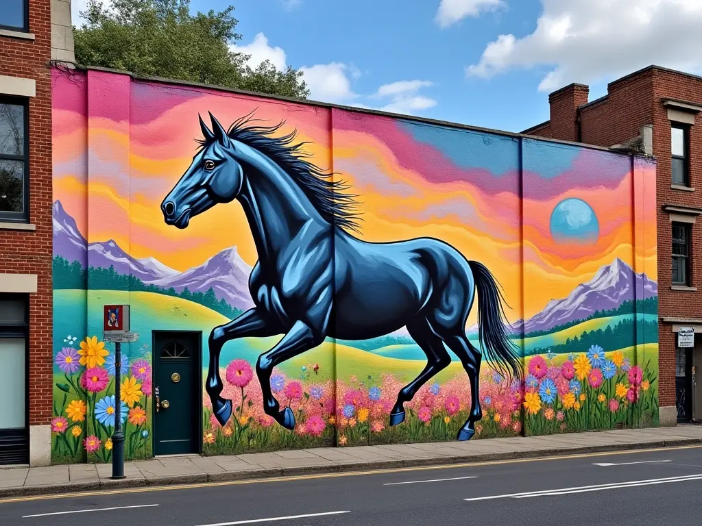 Horse street art