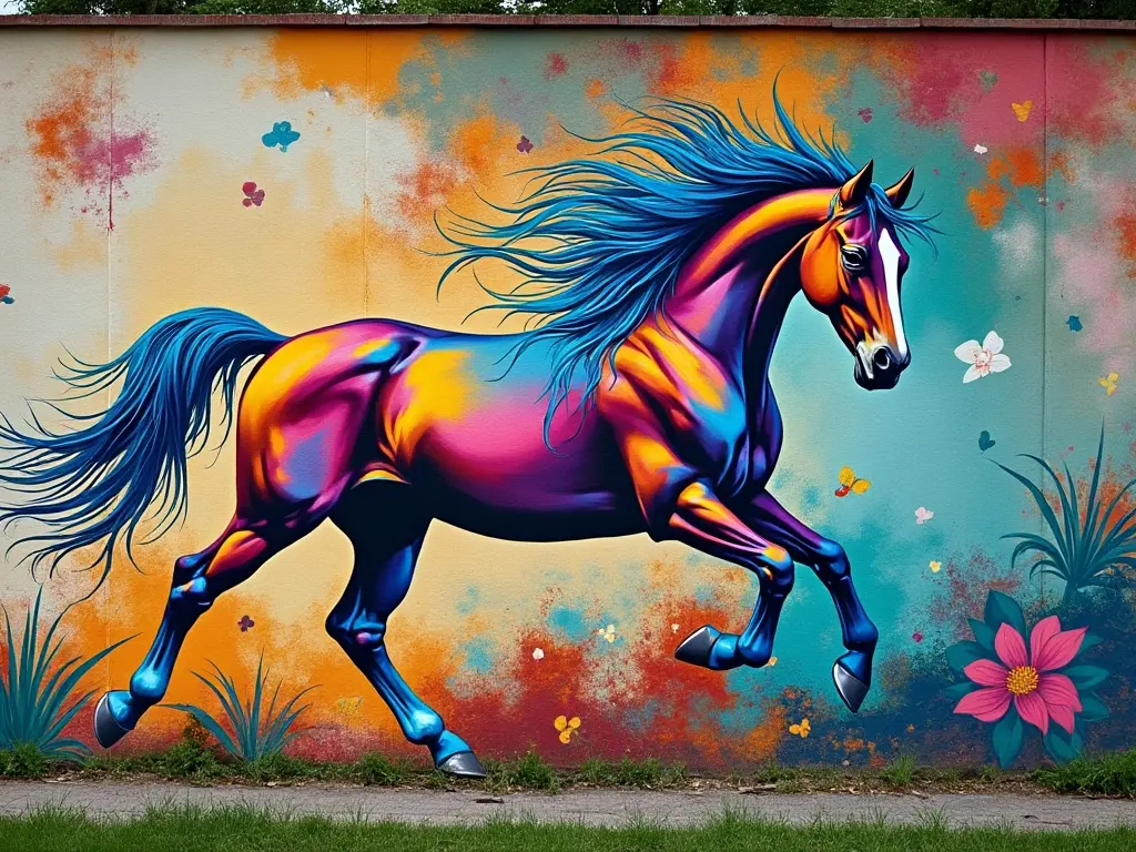 Horse street art