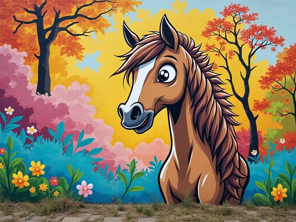 Horse street art