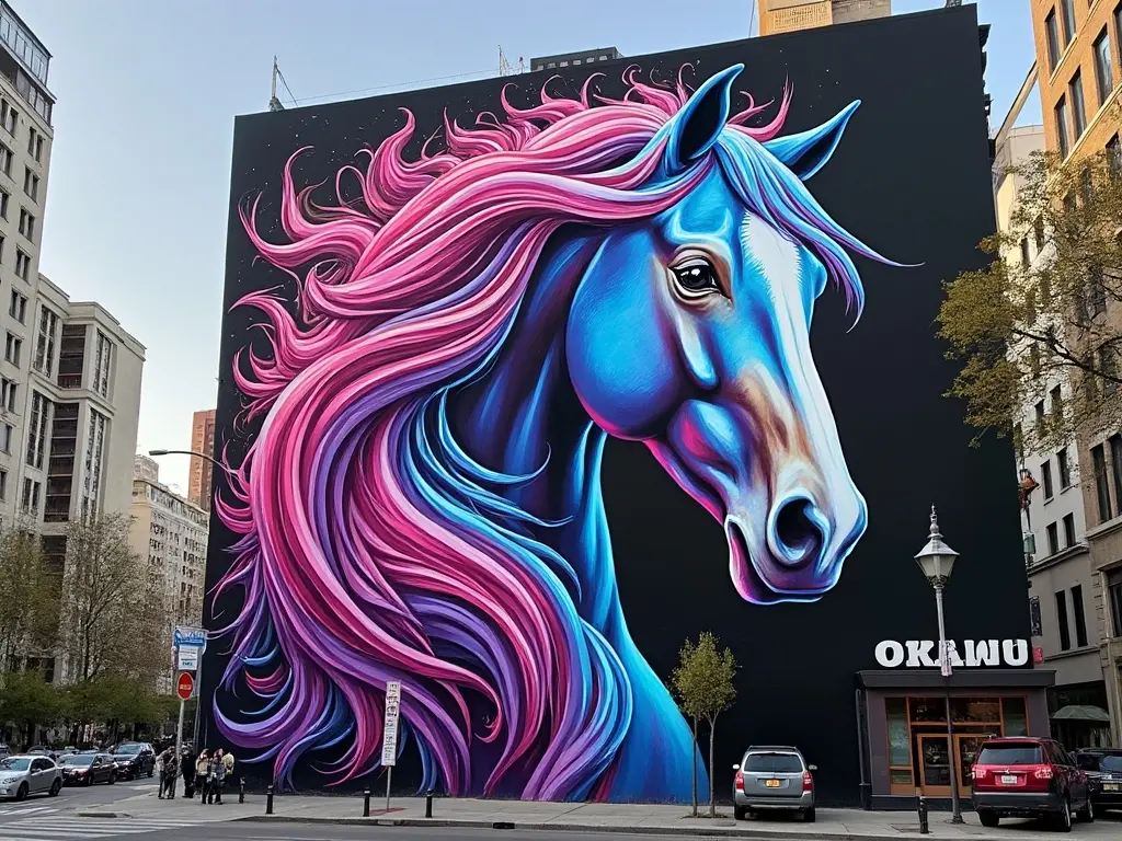 Horse street art