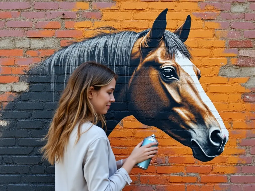 Horse street art