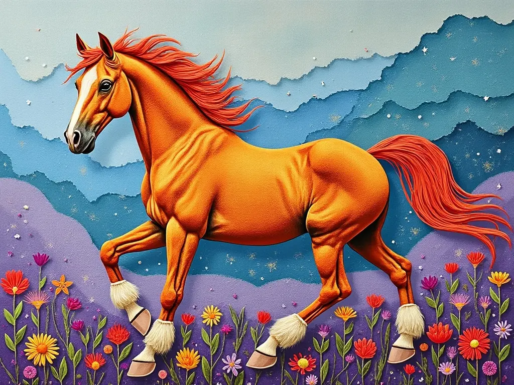 Unusual horse art